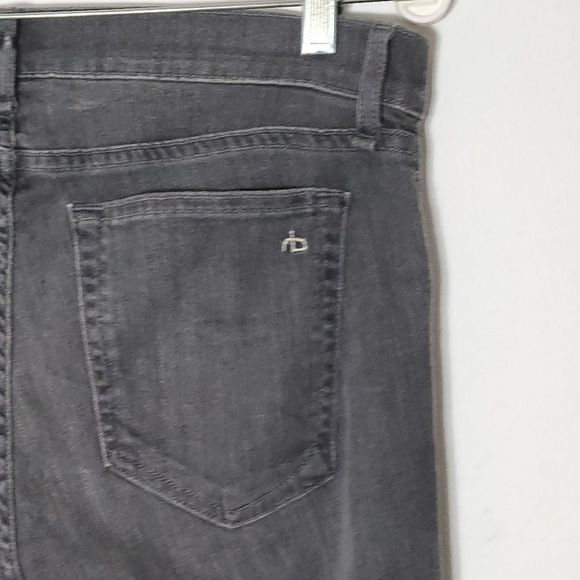 RAG & BONE Mens Jeans Grey Fit 1 Extra Slim Legs Button Fly Denim Size 31 - Picture 11 of 15